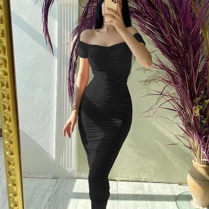 Evening Midi Bodycon Elegant Dress