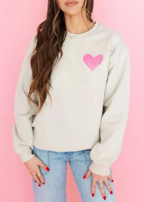February 14 Sand Sweatshirt
