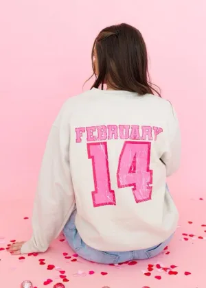 February 14 Sand Sweatshirt