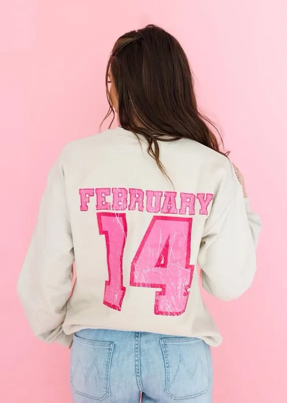February 14 Sand Sweatshirt