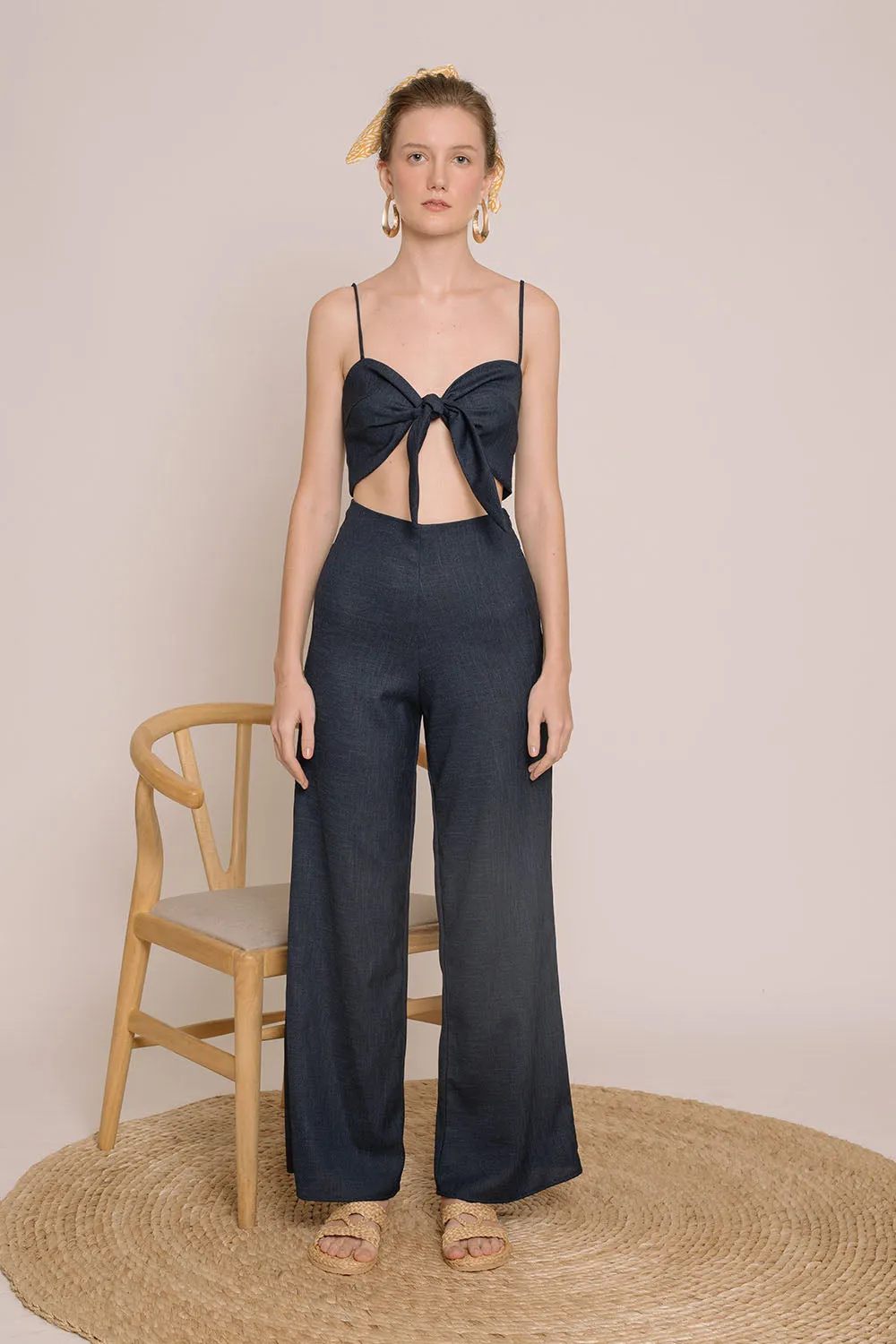 FIJI Culottes (Midnight Blue Crepe)