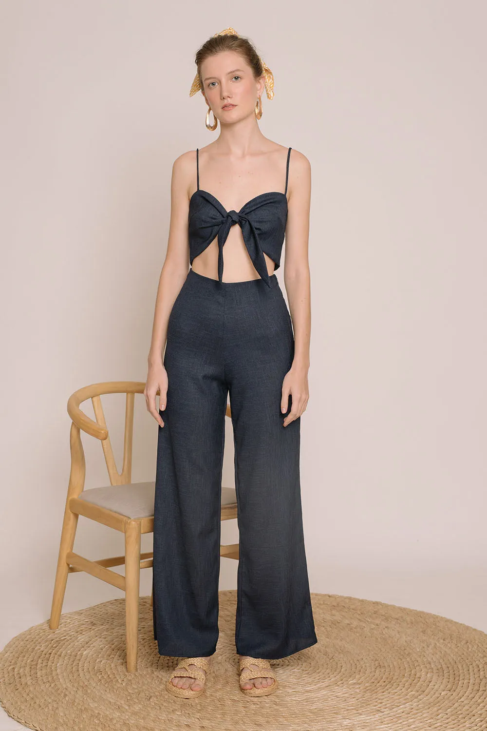 FIJI Culottes (Midnight Blue Crepe)