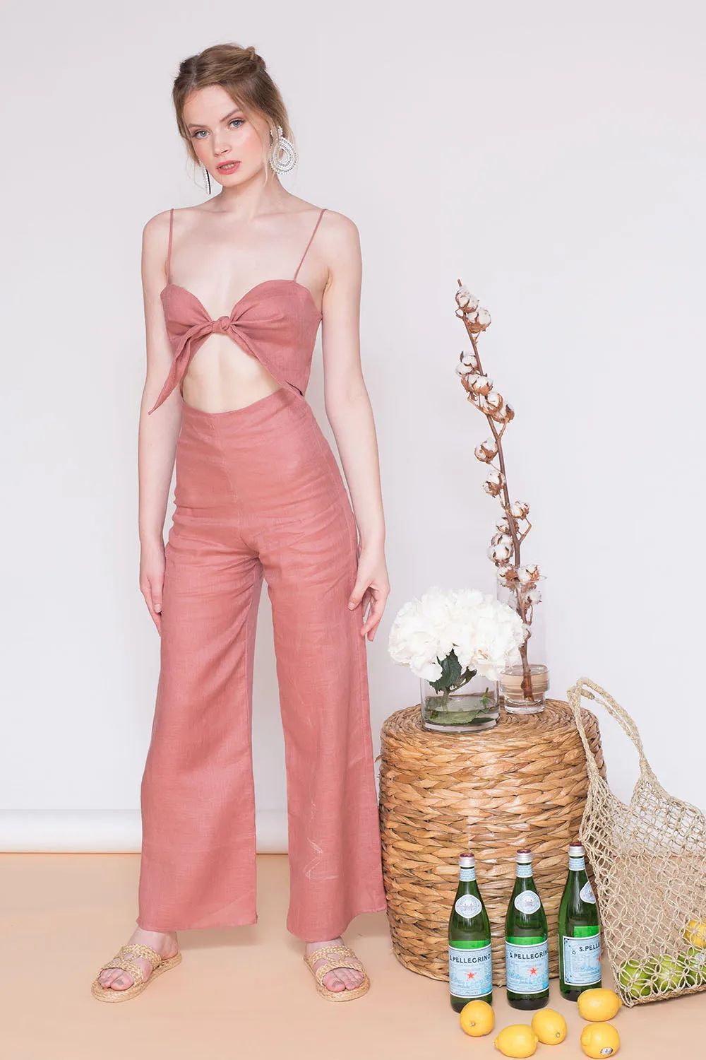 FIJI Culottes (Old Rose Crepe)