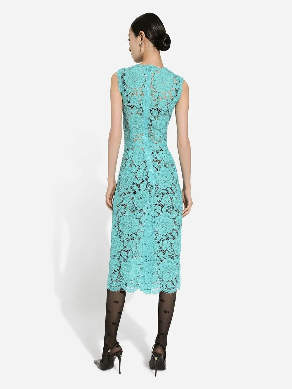 Floral Lace Sheath Dress