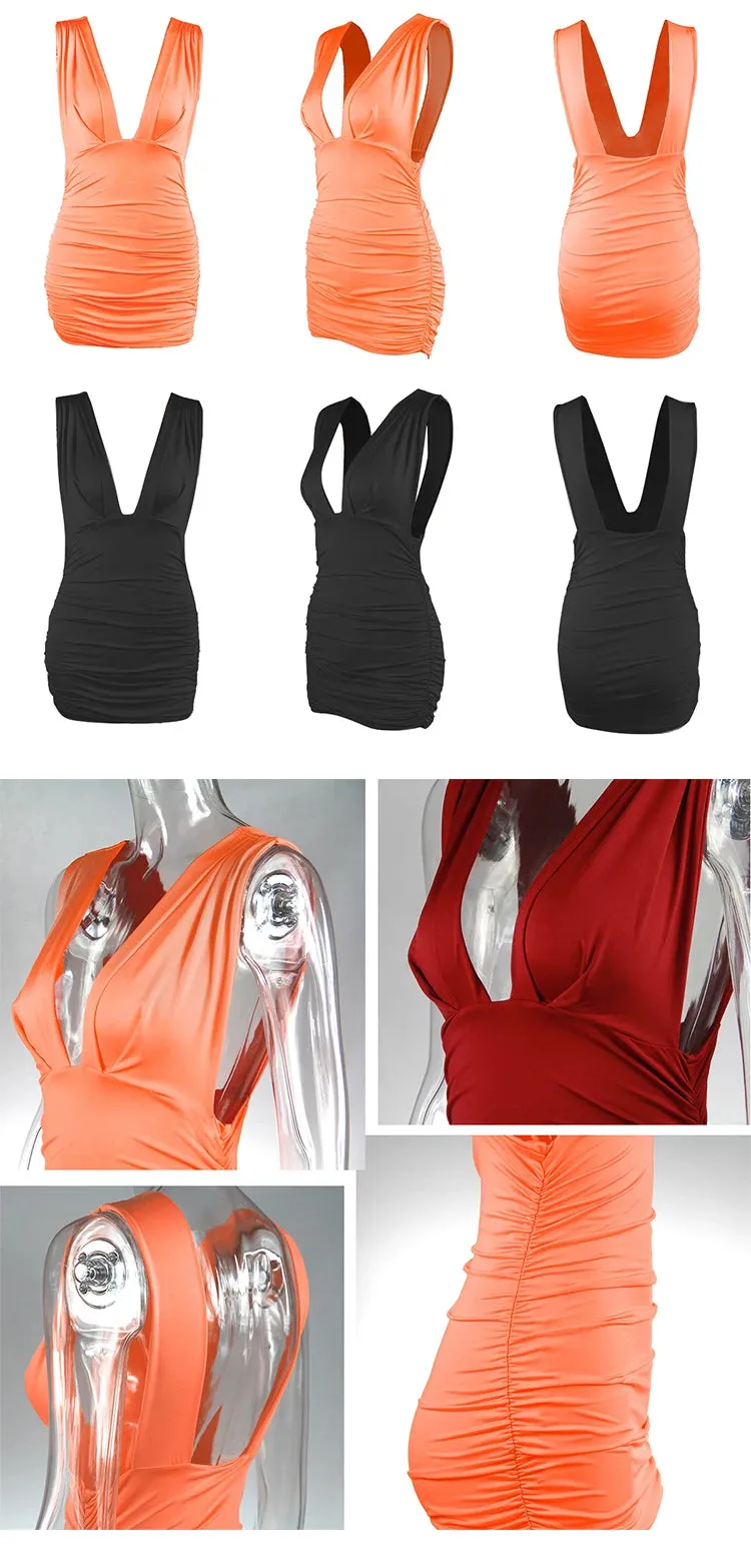 Forefair Off Shoulder Sexy Mini Bandage Dress
