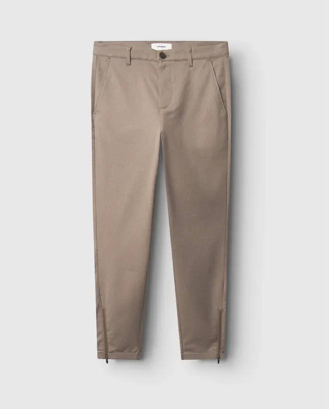 GABBA | Pisa Domo Cropped Chinohose | 0730 khaki