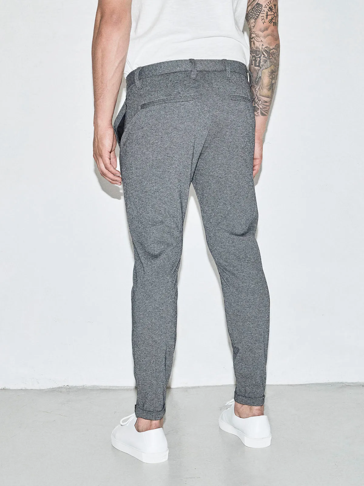 GABBA | Pisa Jersey Pant Regular | 801 hellgrau