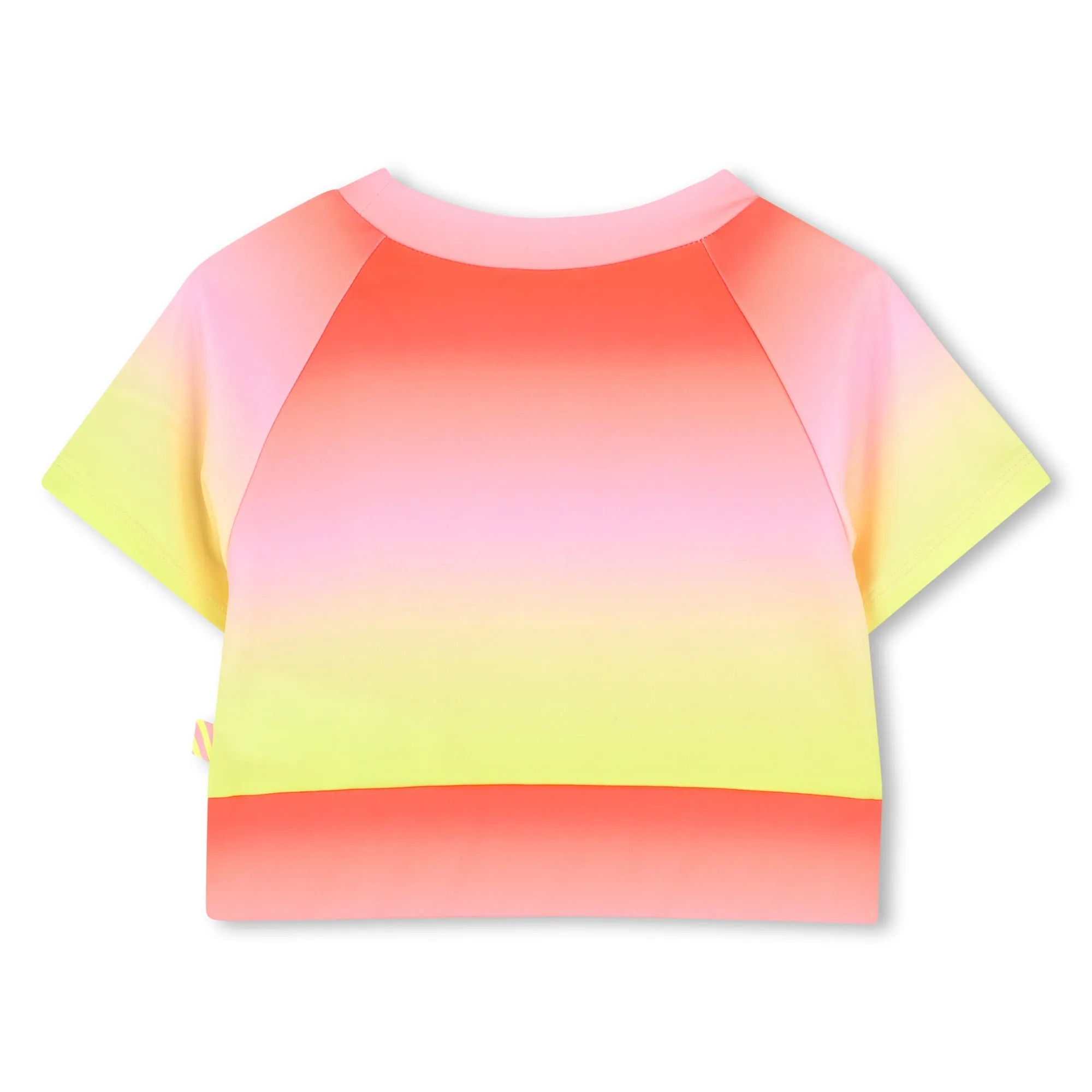 Girls Orange Tie Dye Sport Top