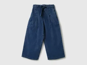 Girls Solid Regular Fit Culottes