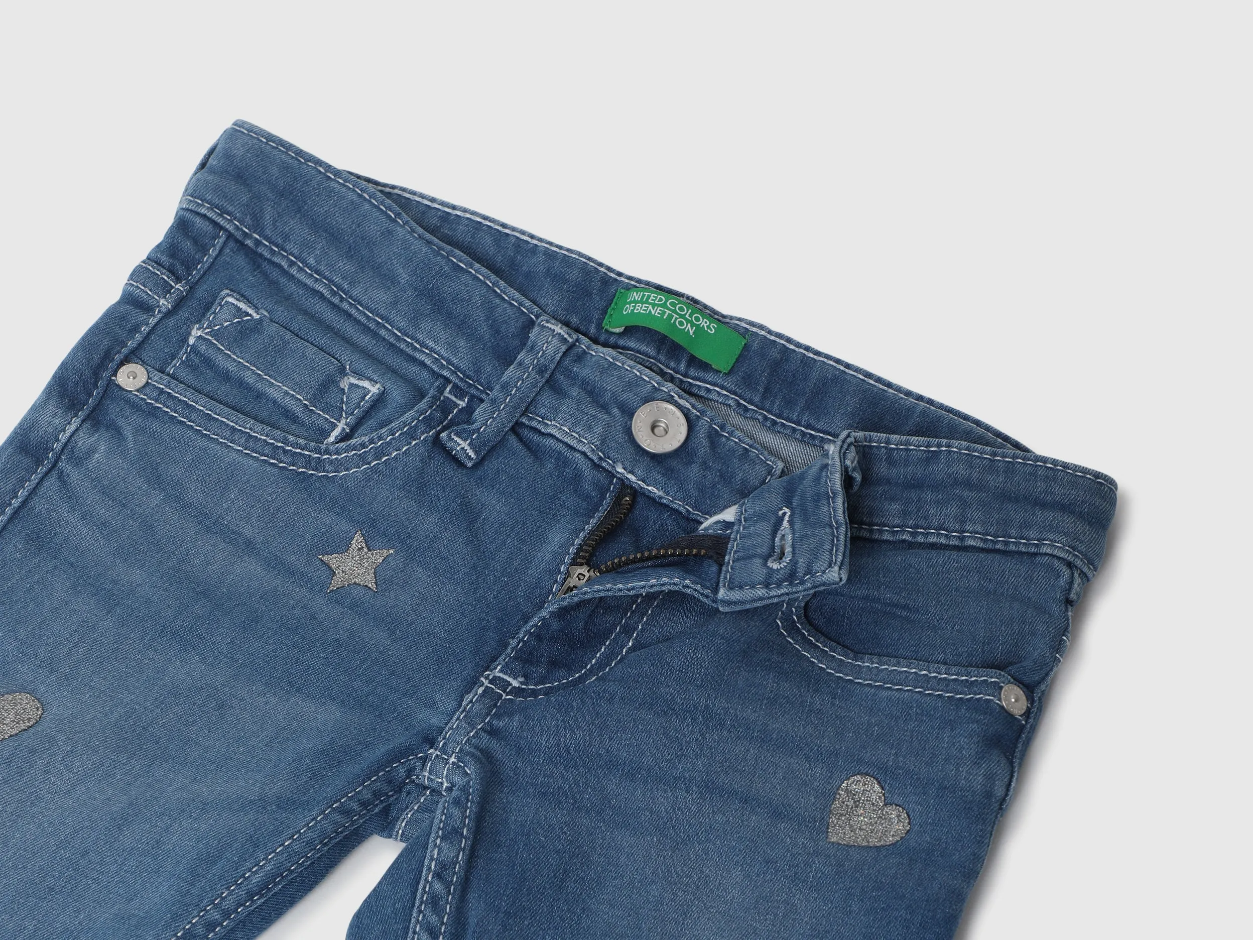 Girls Solid Slim Fit Jeans