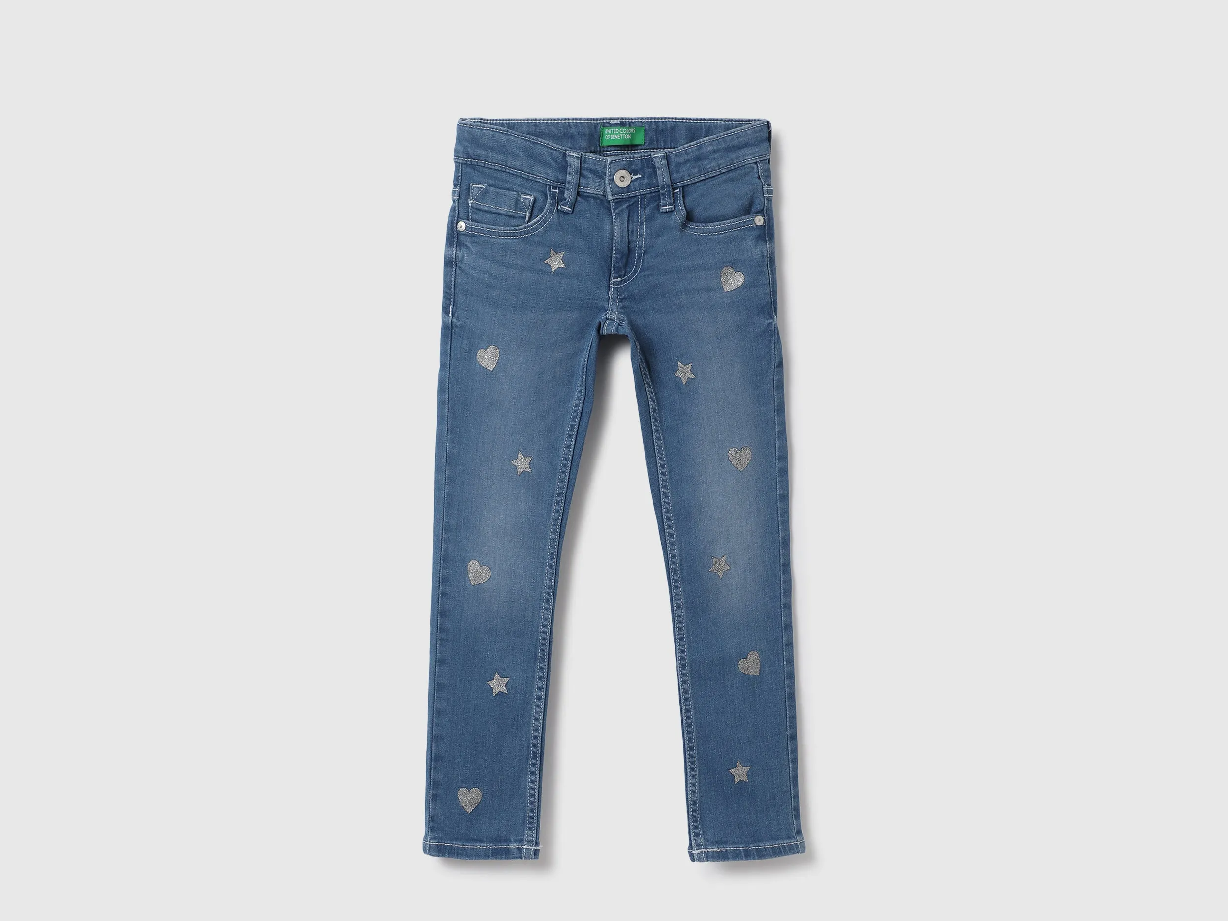 Girls Solid Slim Fit Jeans