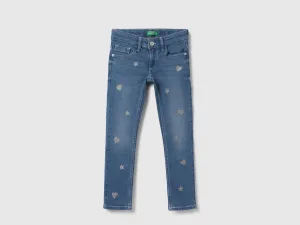 Girls Solid Slim Fit Jeans