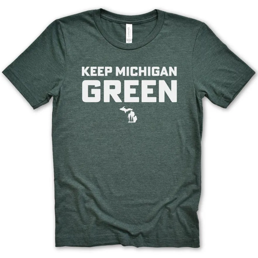 Green Michigan Tee