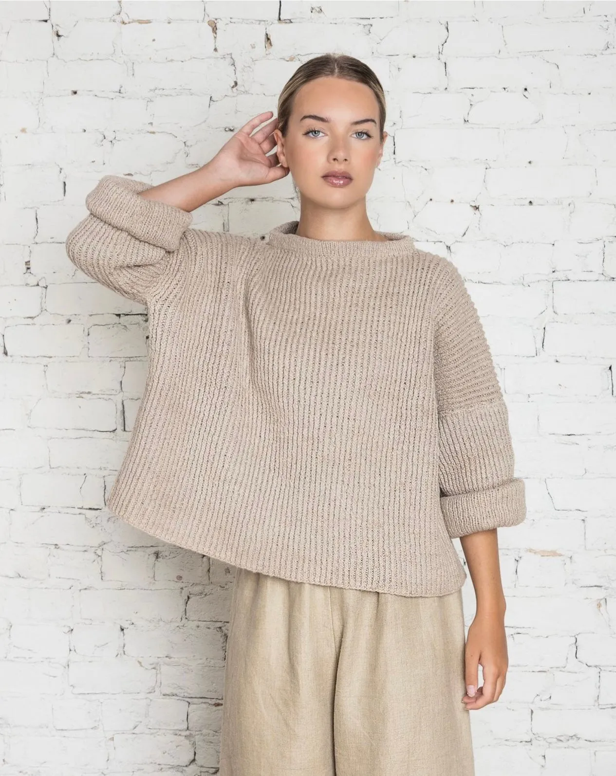 Hand Knit Pullover Sweater