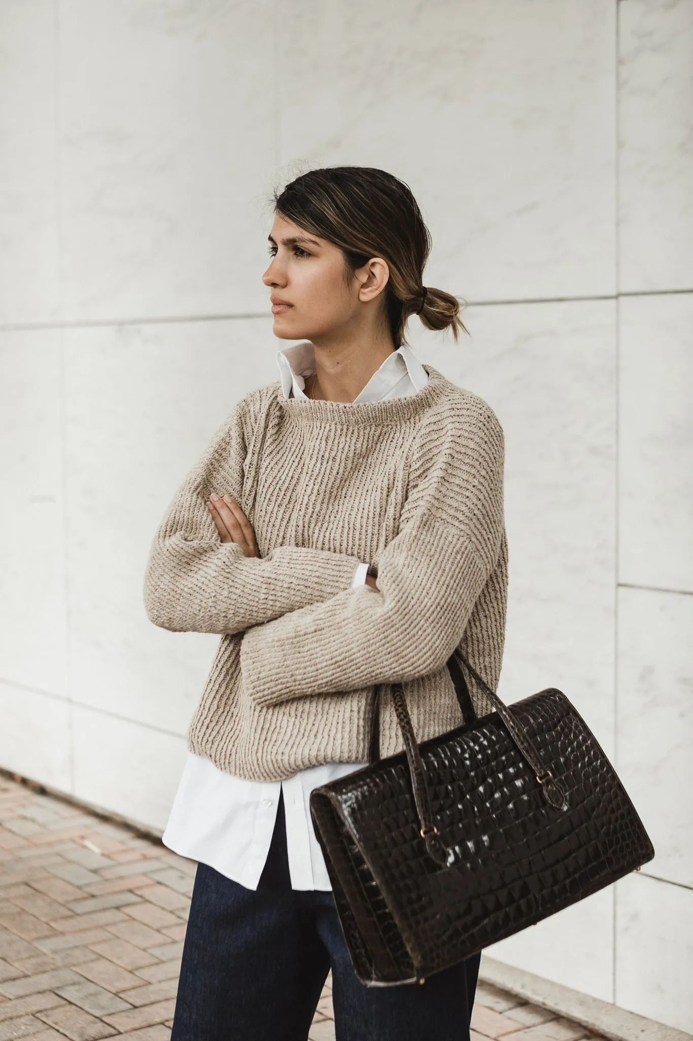 Hand Knit Pullover Sweater