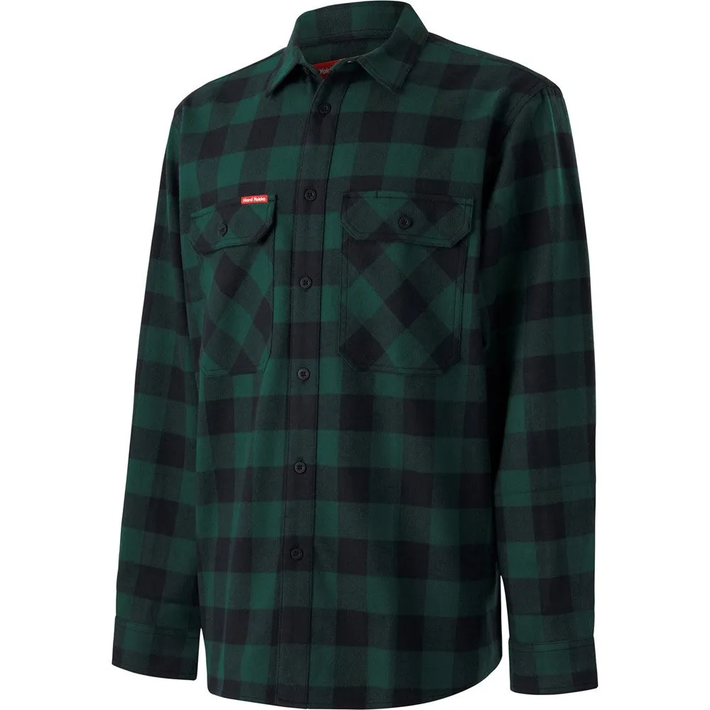 Hard Yakka Long Sleeve Check Flannel Shirt