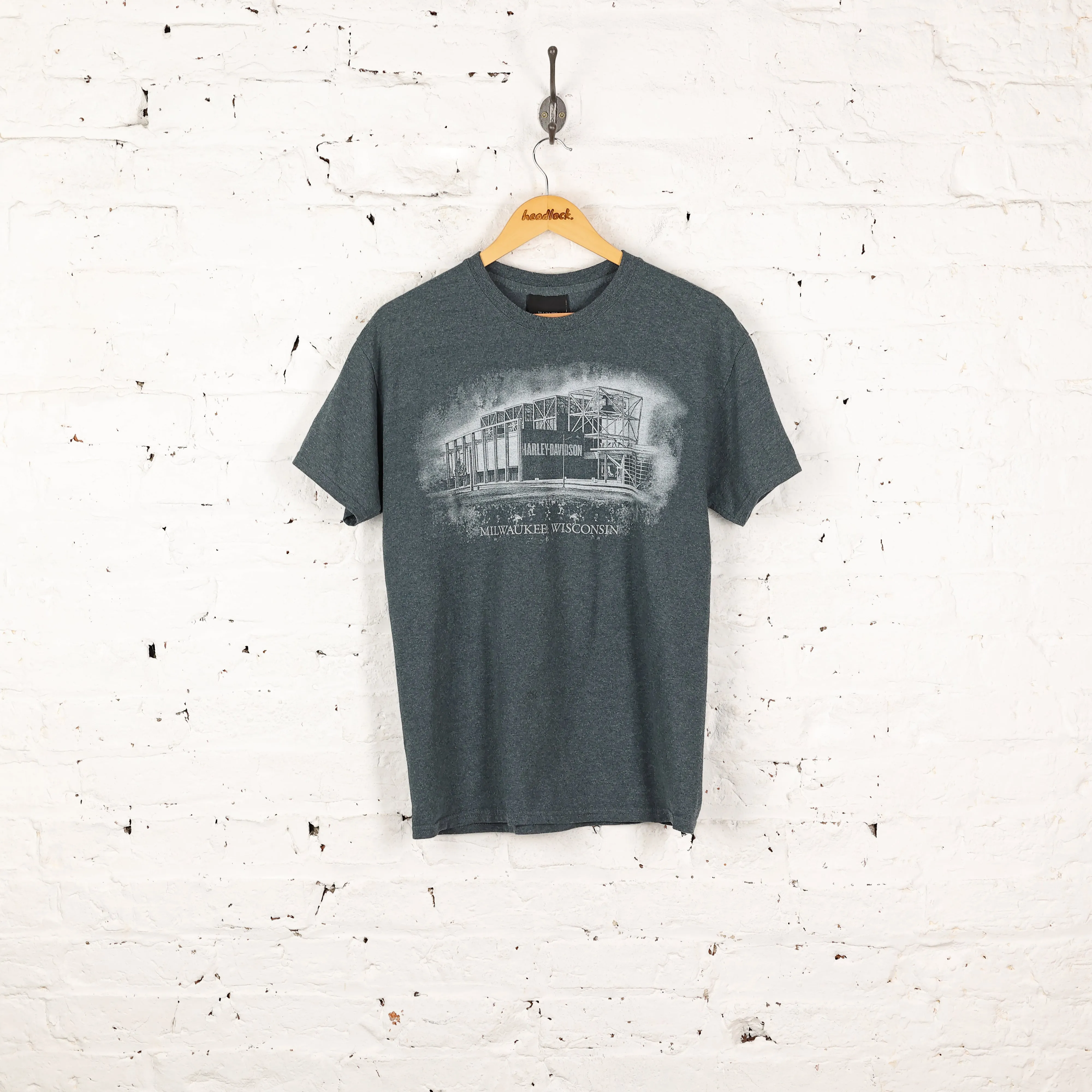 Harley Davidson Milwaukee Museum T Shirt - Grey - M