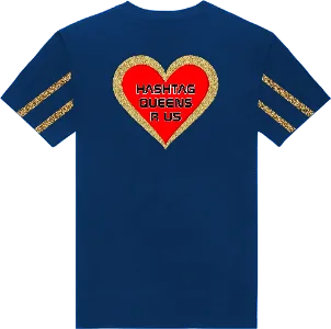 HASHTAG QUEENS HEART T-SHIRT