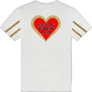 HASHTAG QUEENS HEART T-SHIRT