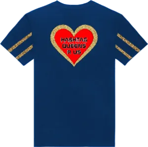 HASHTAG QUEENS HEART T-SHIRT