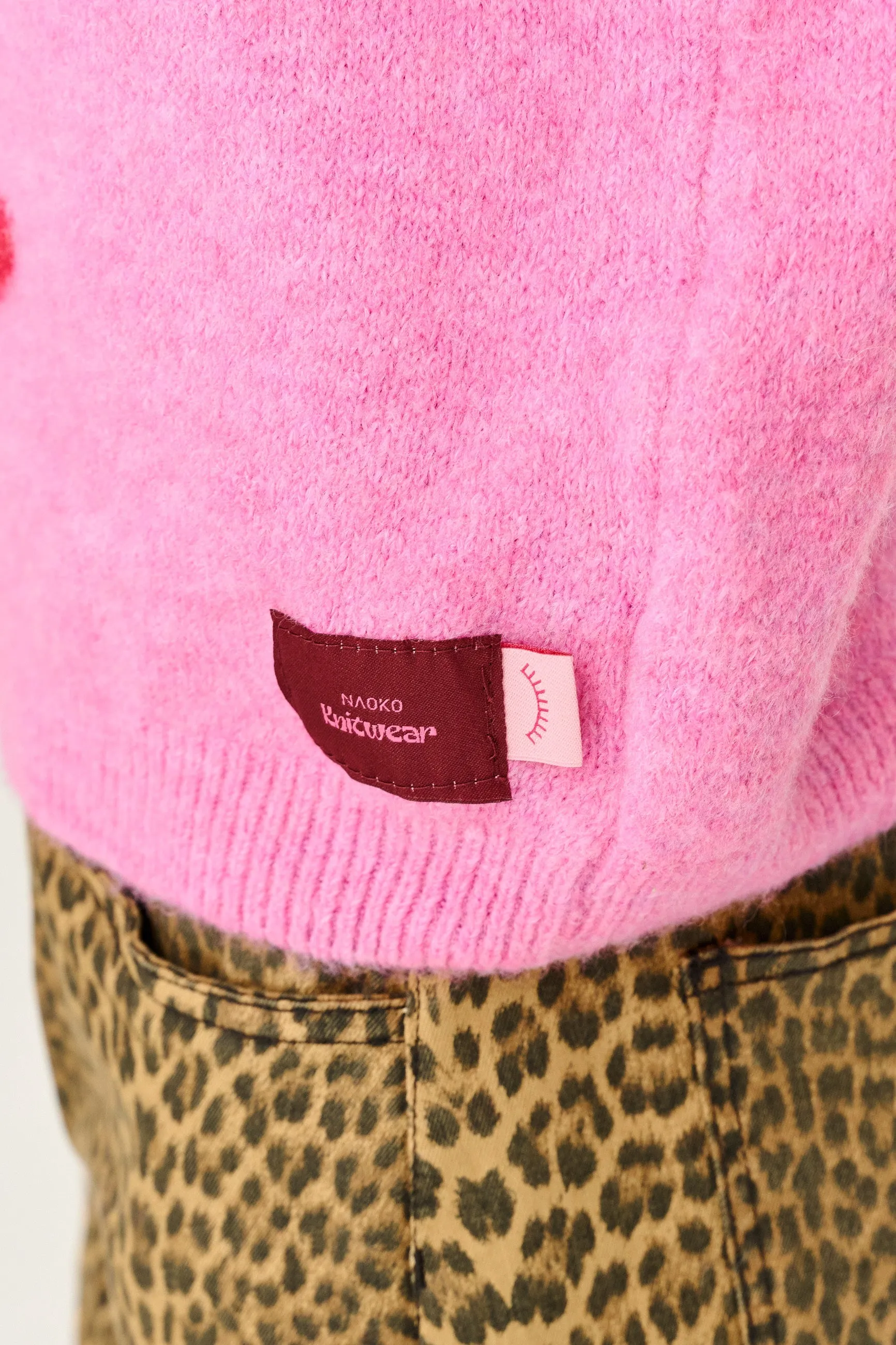 Heartbeat short-sleeved sweater