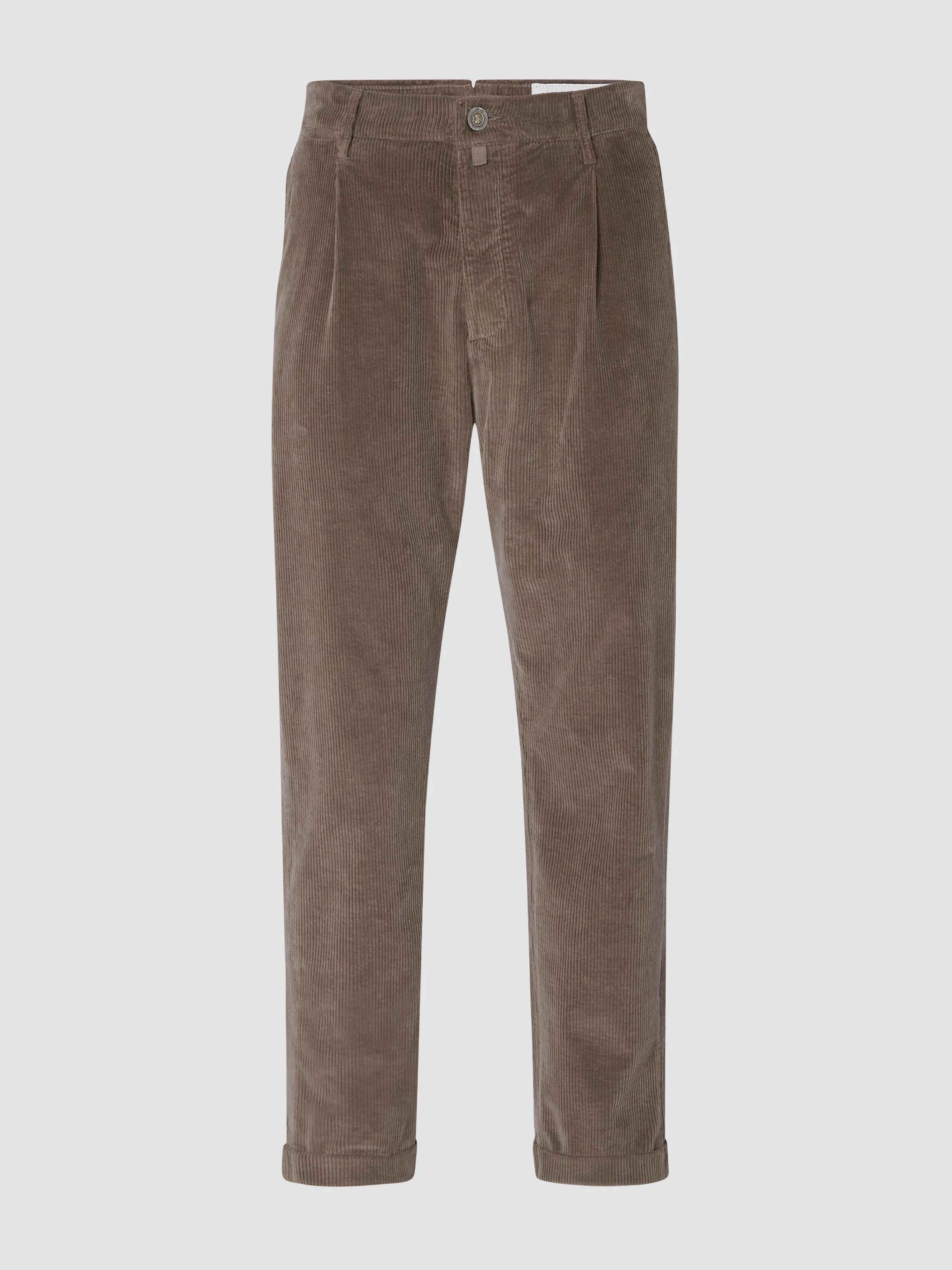 Henry Chinos in Beige Corduroy
