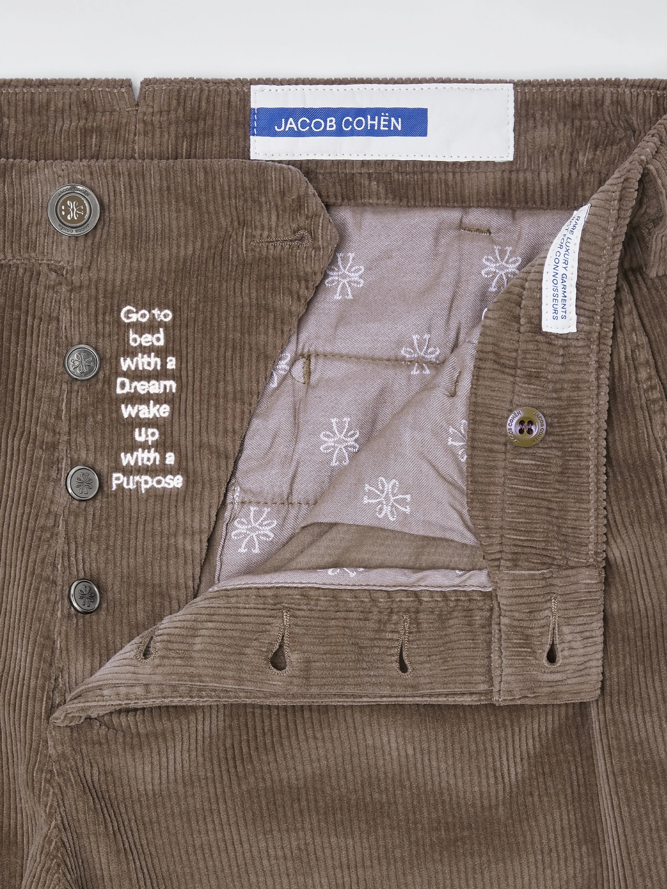 Henry Chinos in Beige Corduroy