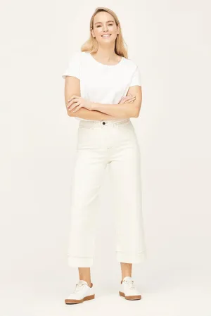High Rise Denim Culotte's