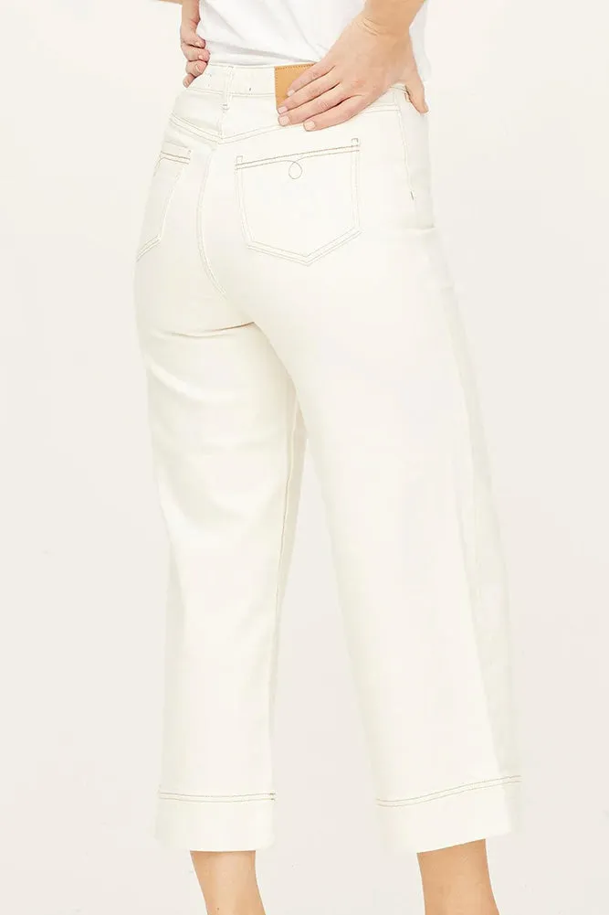 High Rise Denim Culotte's