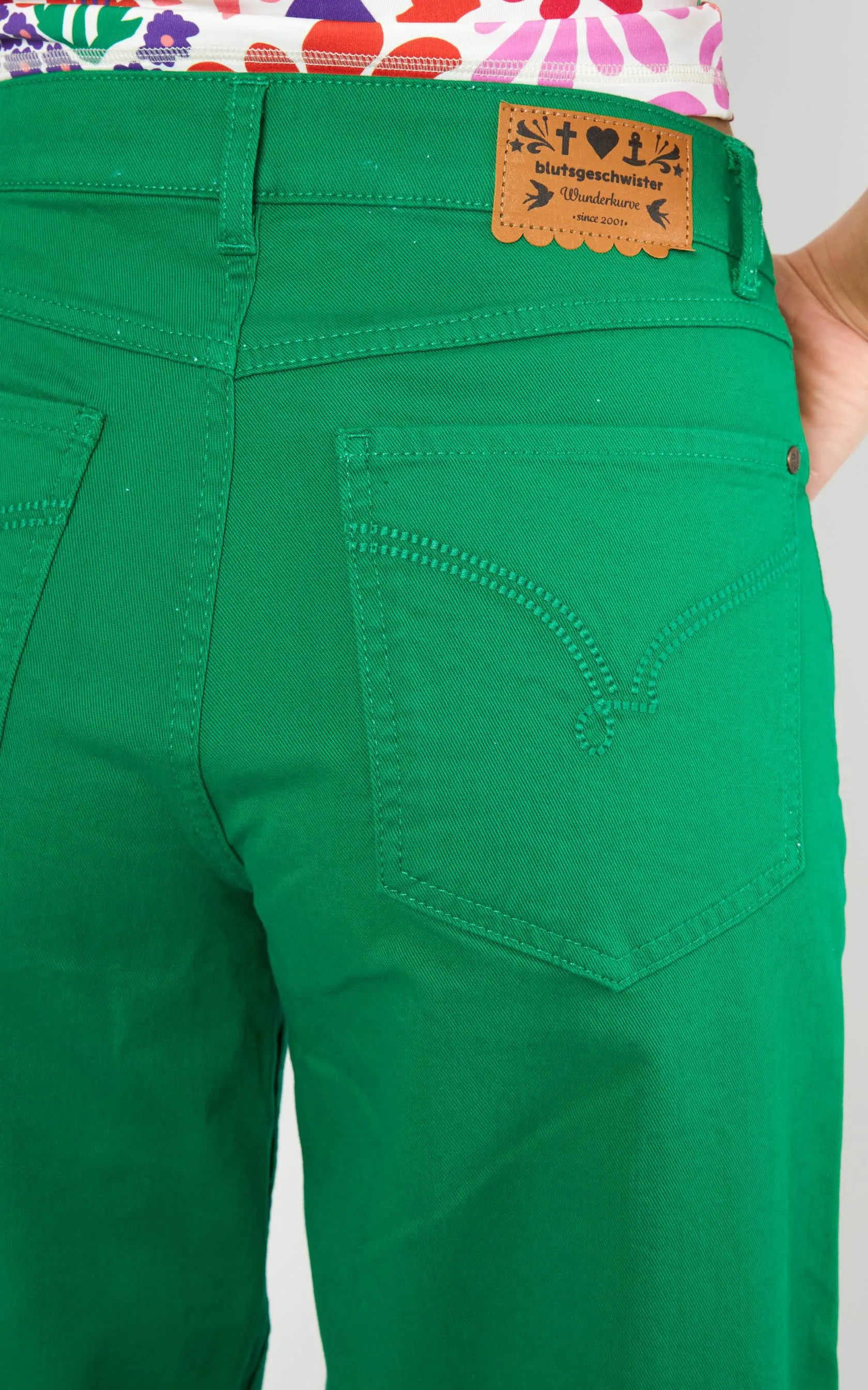High Waist Culotte Everything In My Green Serenade