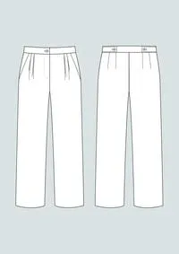High Waisted Trousers Pattern XL-3XL -- The Assembly Line Patterns