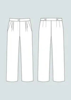 High Waisted Trousers Pattern XL-3XL -- The Assembly Line Patterns