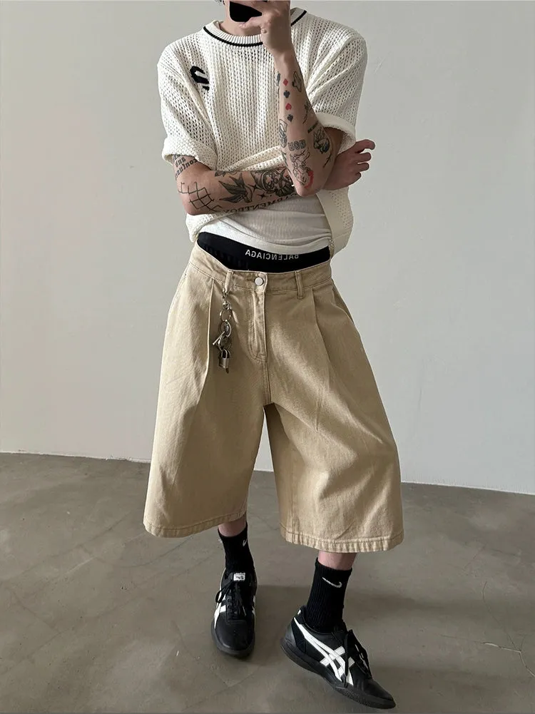 Hollow Short-sleeved Sweater