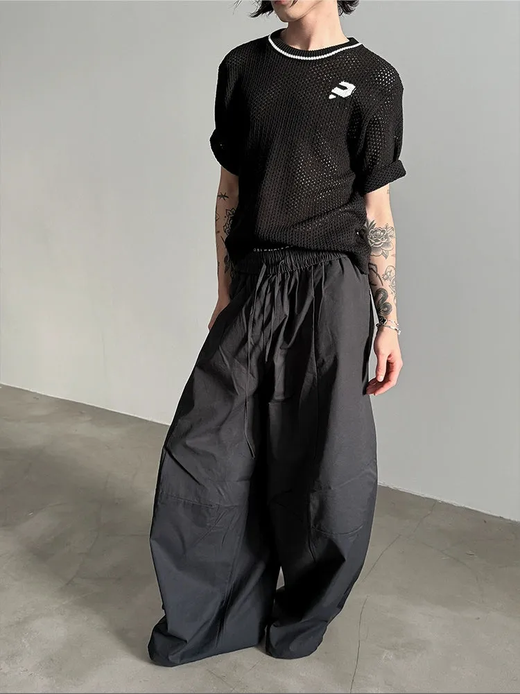 Hollow Short-sleeved Sweater