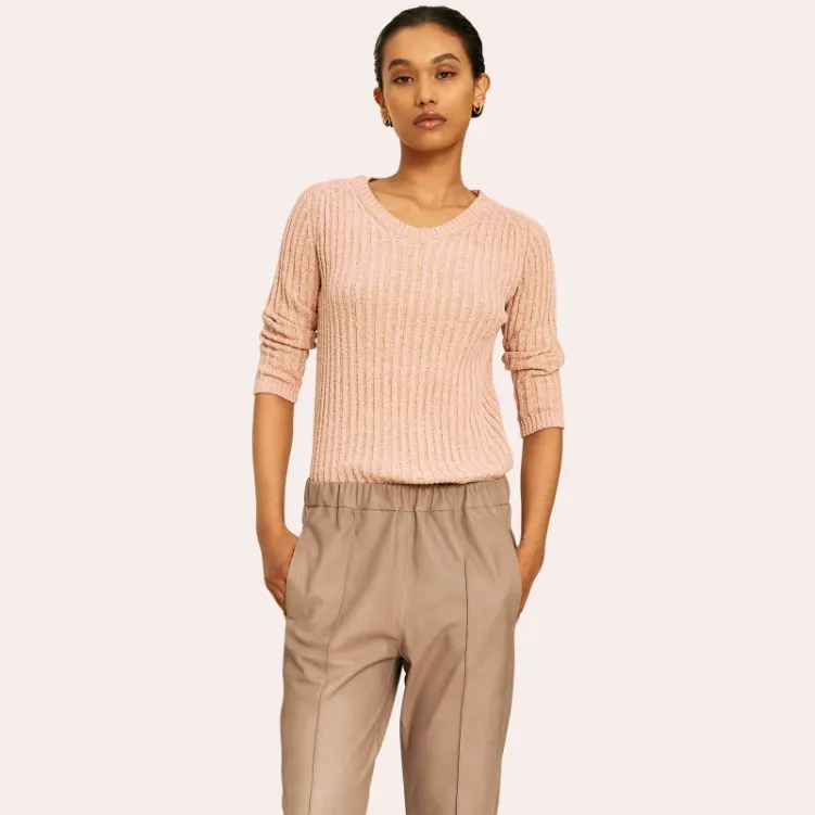 HUMANOID Barra Rose Slim Fit Knitted Jumper