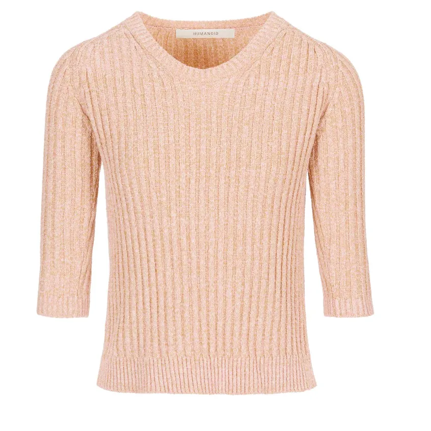 HUMANOID Barra Rose Slim Fit Knitted Jumper