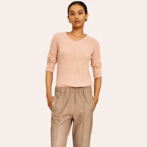 HUMANOID Barra Rose Slim Fit Knitted Jumper