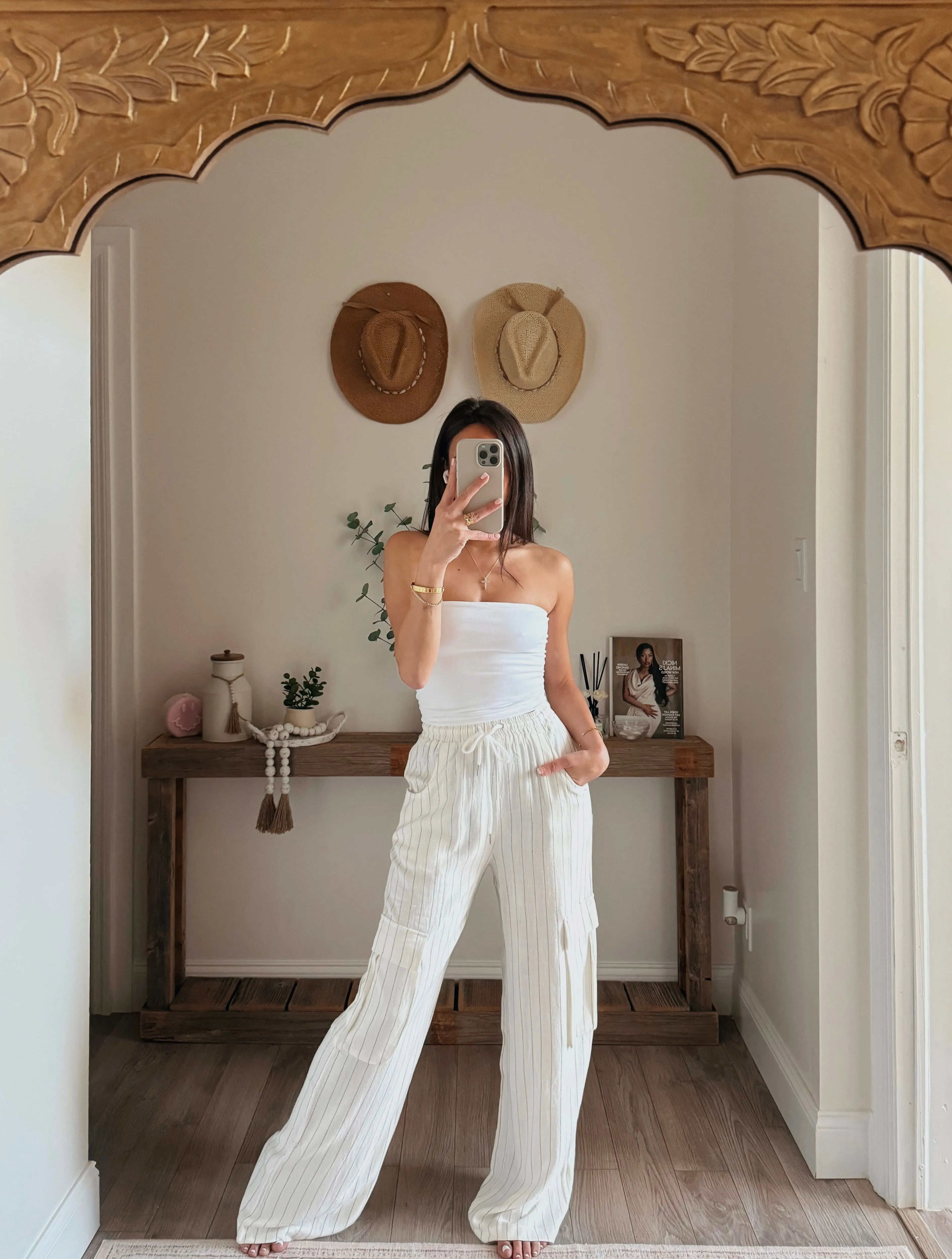 Ivory Lined Lounge Cargos