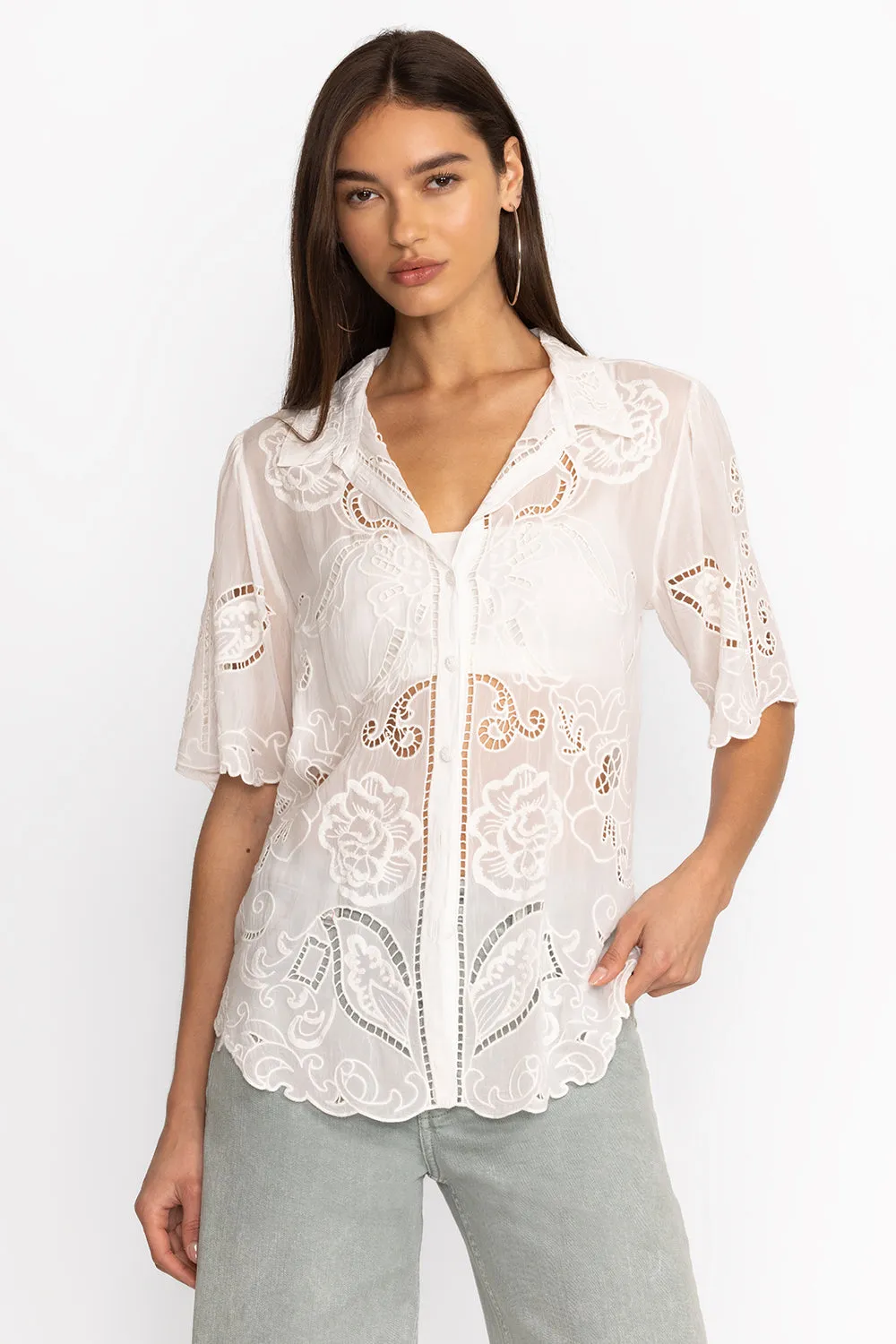Johnny Was Chryssie Button Up Blouse C12324-3