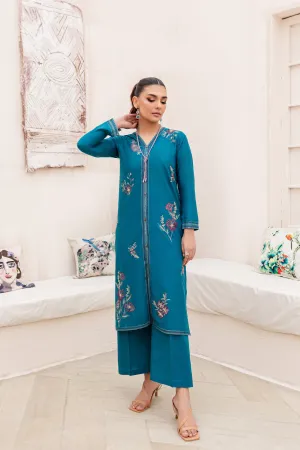 Jordy 2Pc - Embroidered Lawn Dress