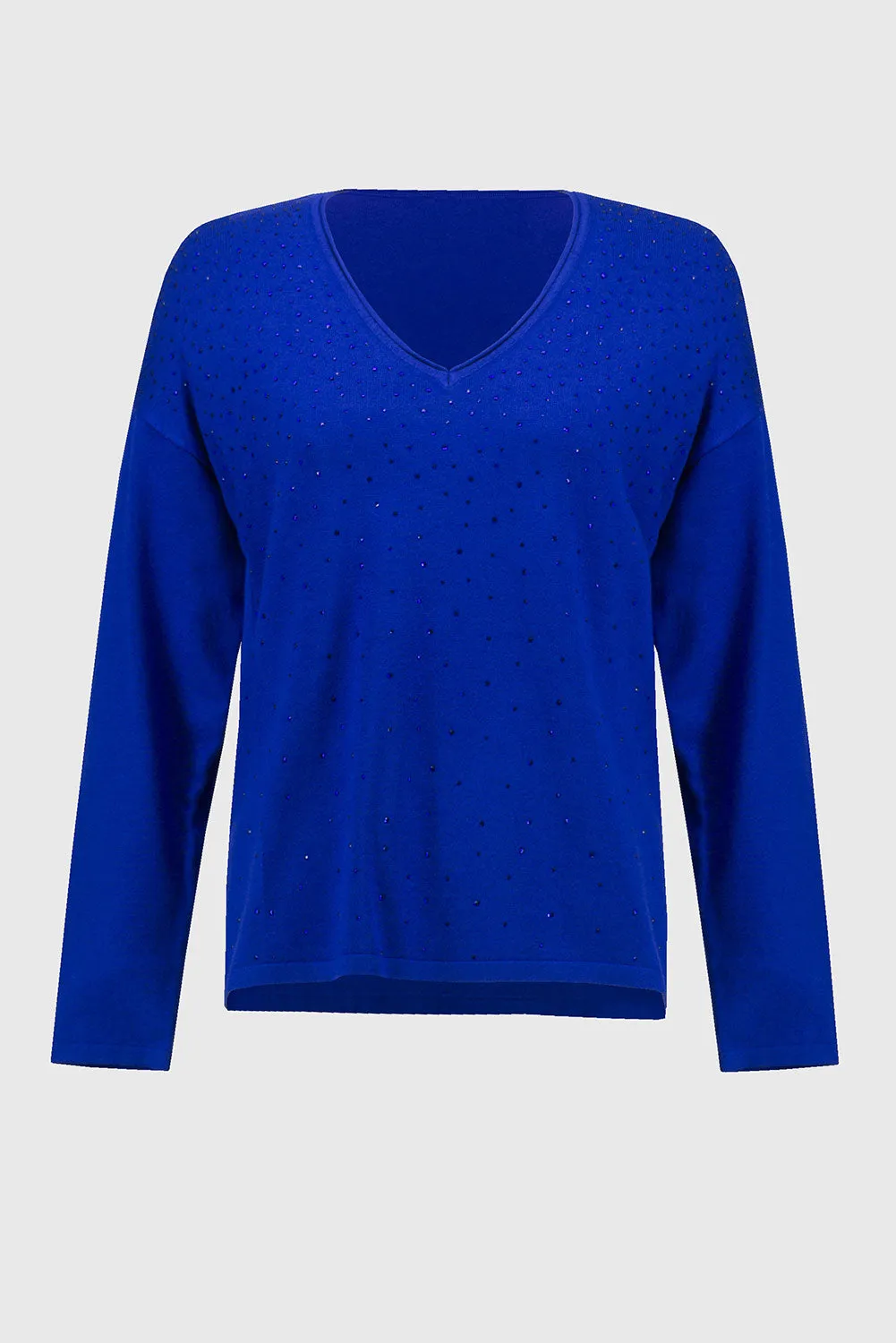 Joseph Ribkoff Sweater Knit V-Neck Pullover Jr244923