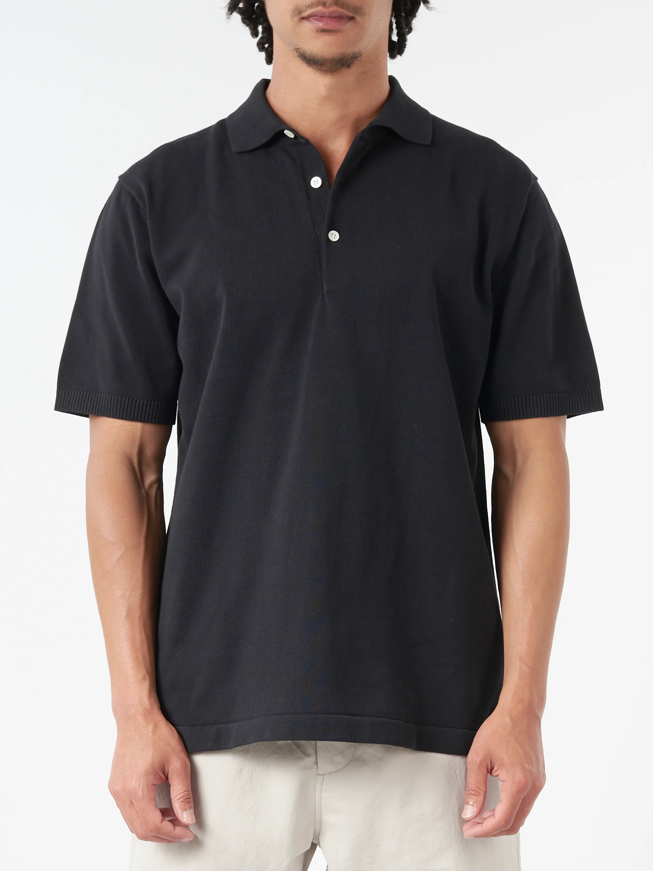 Knit Polo Shirt