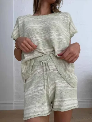 Ladies Kori Slub Cotton Shorts | Honeydew