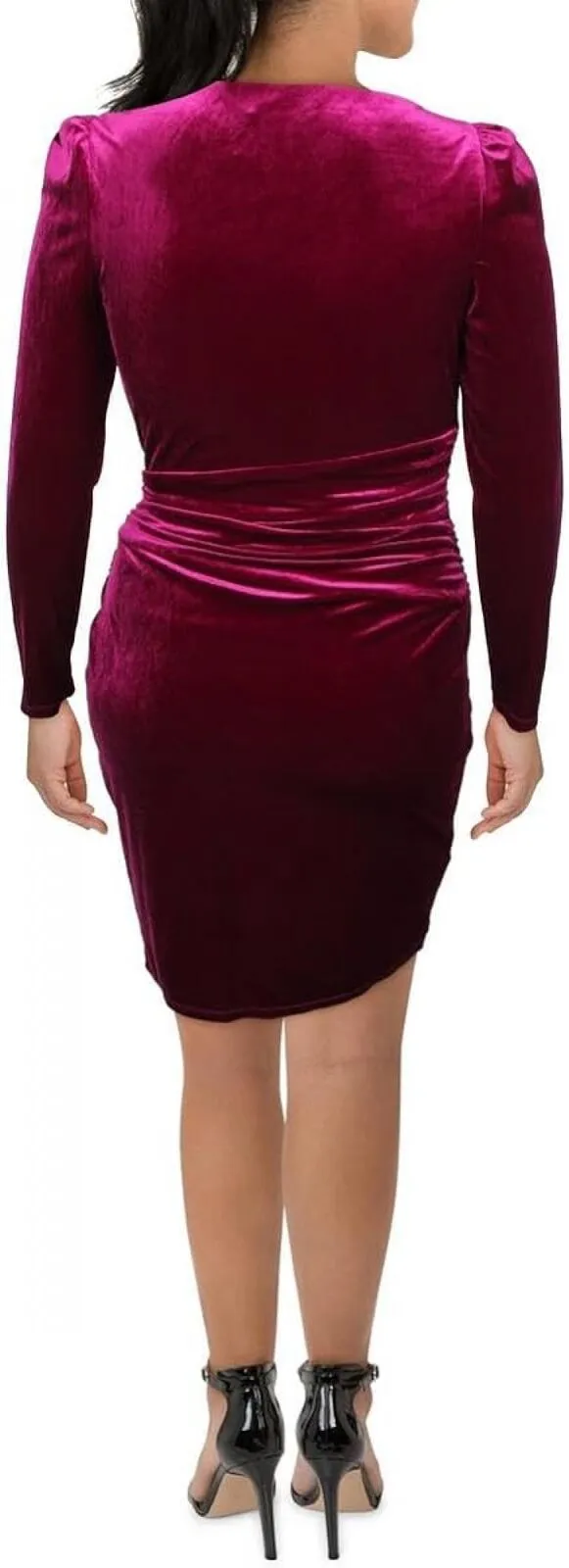 Lauren Ralph Lauren Womens Velour Midi Sheath Dress 253898038001