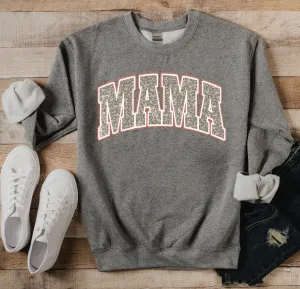 Leopard Mama Sweatshirt/ Super Cute Mama Shirt/ Gildan or Bella Canvas
