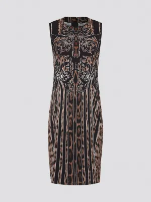 Leopard Print Sheath Dress