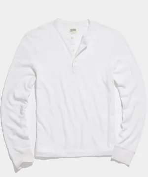 Lightweight Mini Waffle Henley