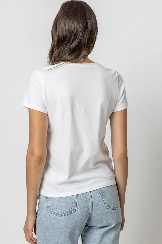 LILLA P-Short Sleeve Crewneck White