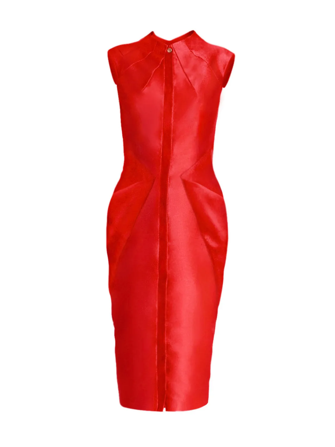 Lisette Midi Cocktail Dress | Red