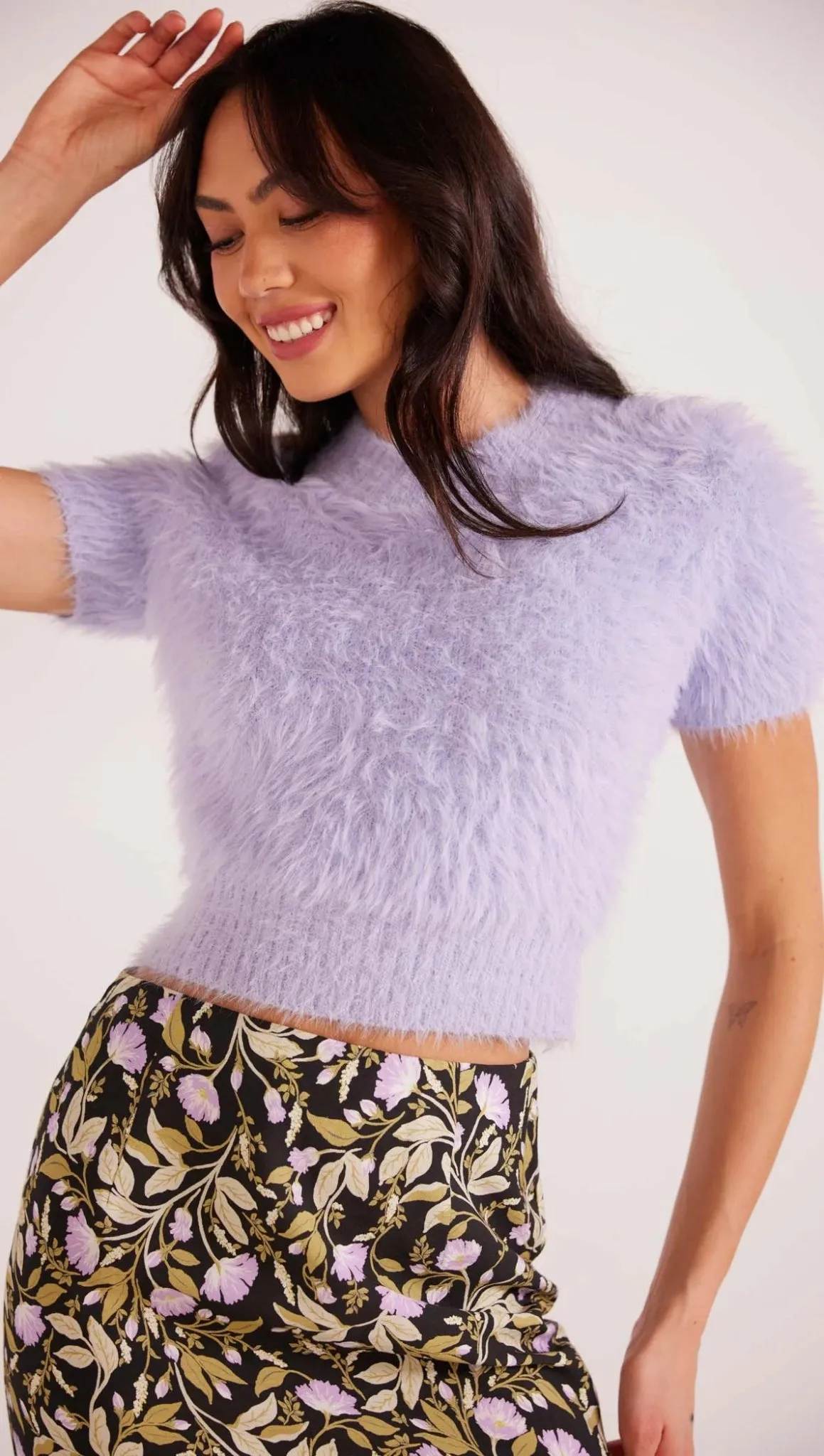 Maisie Fluffy Knit Top